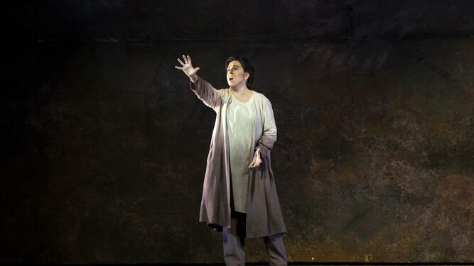 Berna Perles, como Leonora, en la representación de ‘Fidelio’ en el Teatro Cervantes de Málaga.